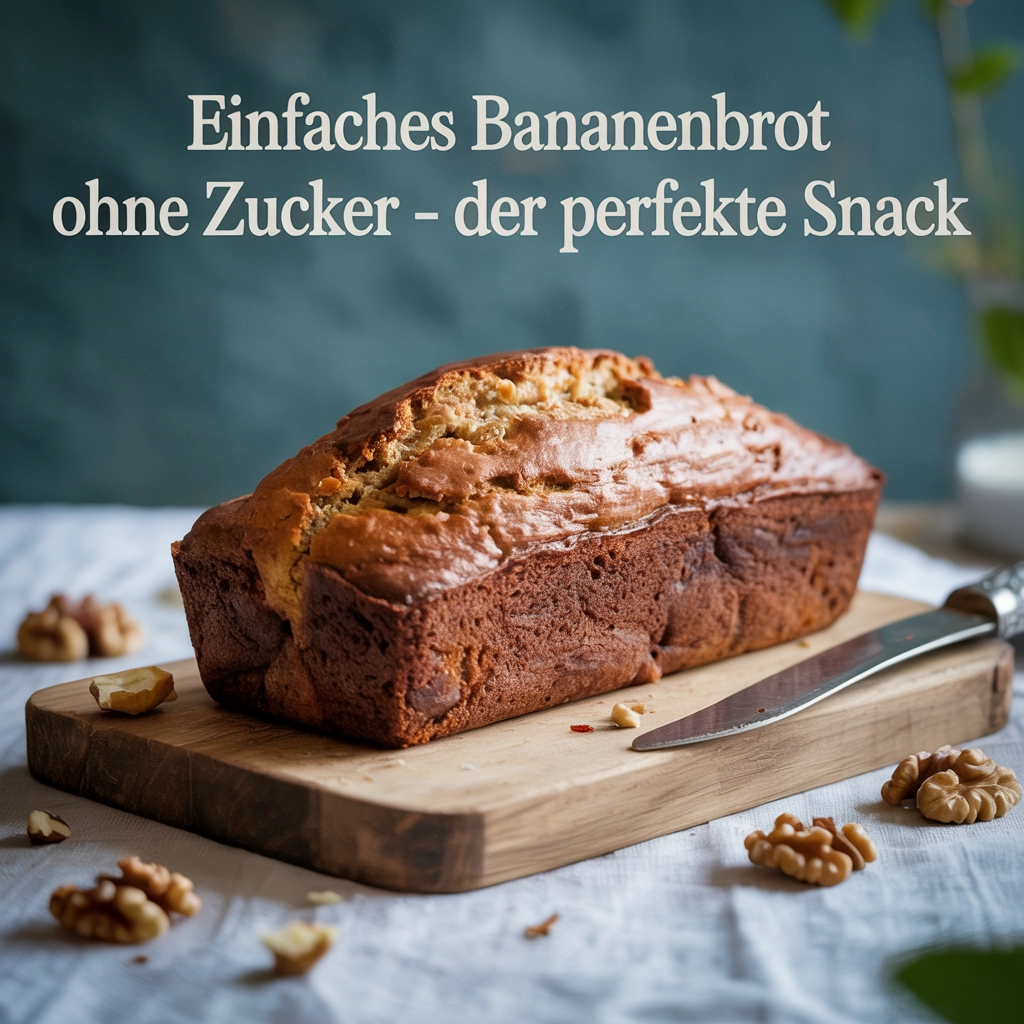 Einfaches Bananenbrot ohne Zucker – Der perfekte Snack