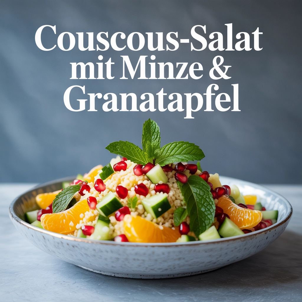 Couscous-Salat mit Minze & Granatapfel