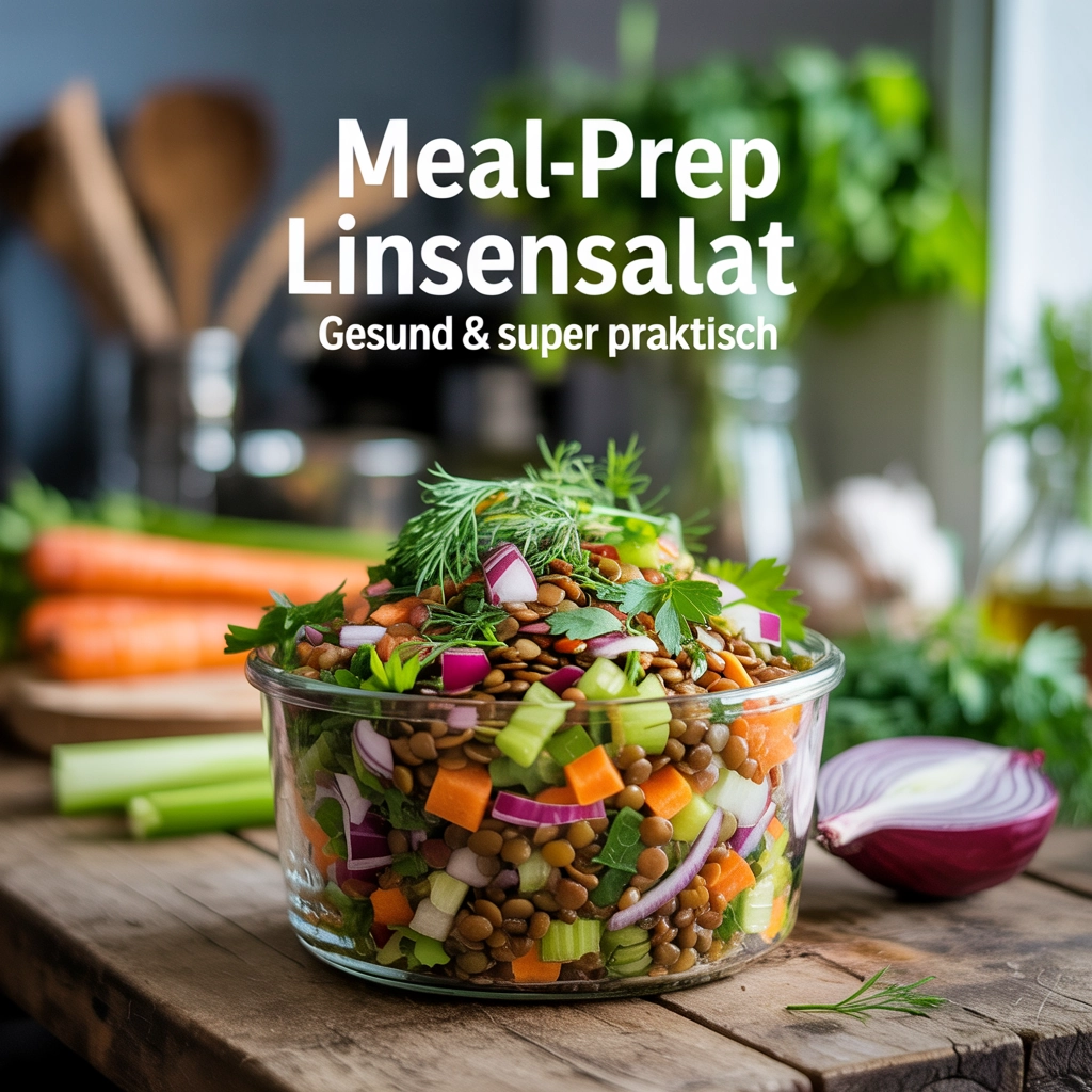Meal-Prep Linsensalat – Gesund & super praktisch