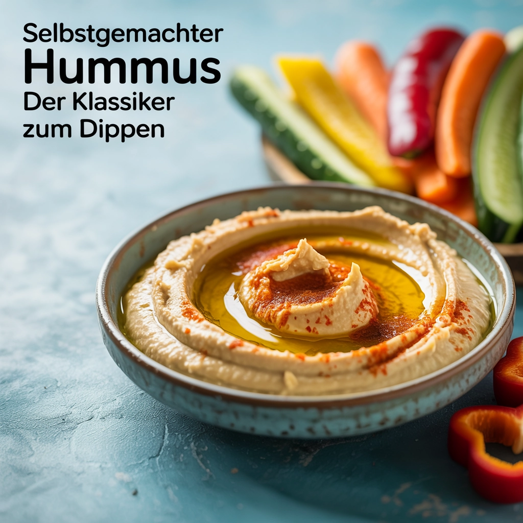 Selbstgemachter Hummus – Der Klassiker zum Dippen