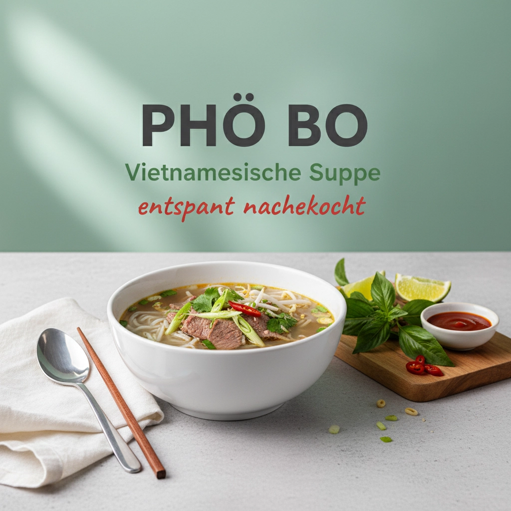 Pho Bo – Vietnamesische Suppe entspannt nachgekocht
