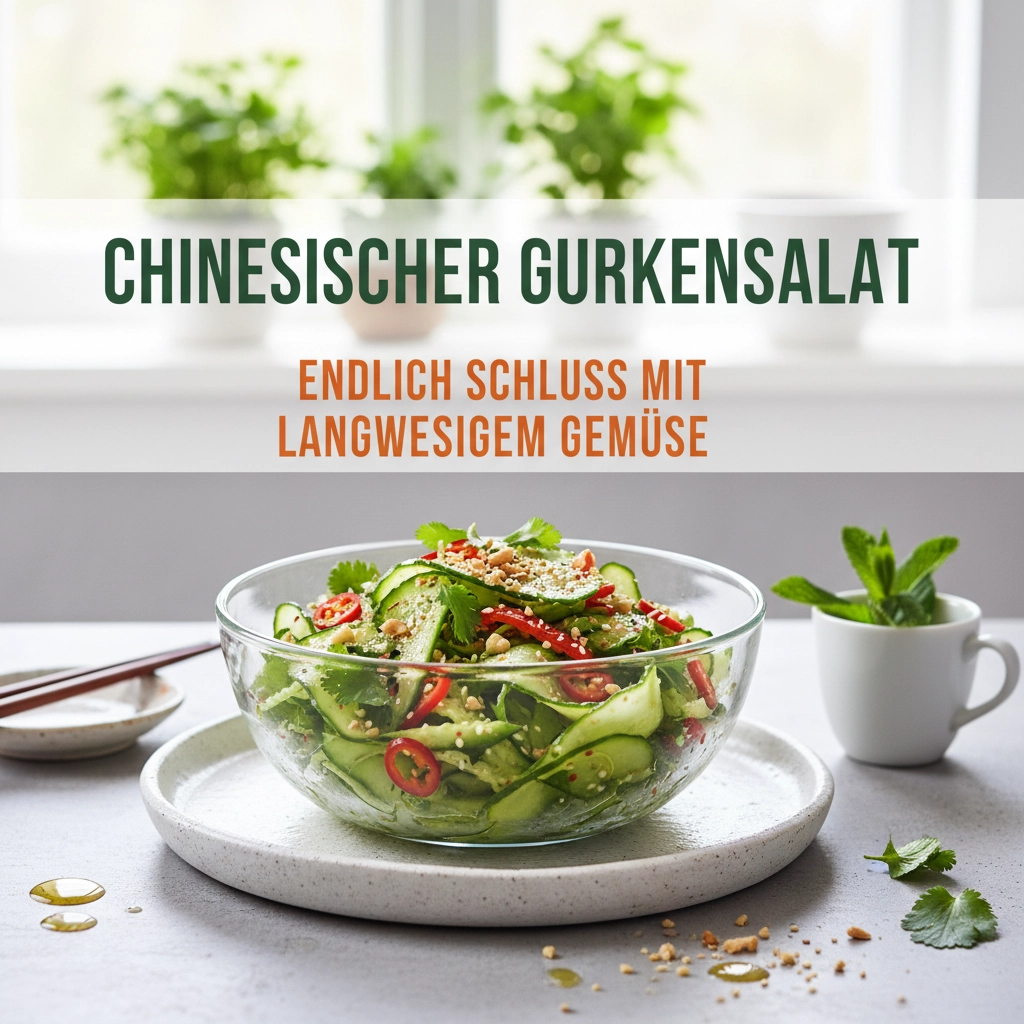 Chinesischer Gurkensalat – endlich Schluss mit langweiligem Gemüse