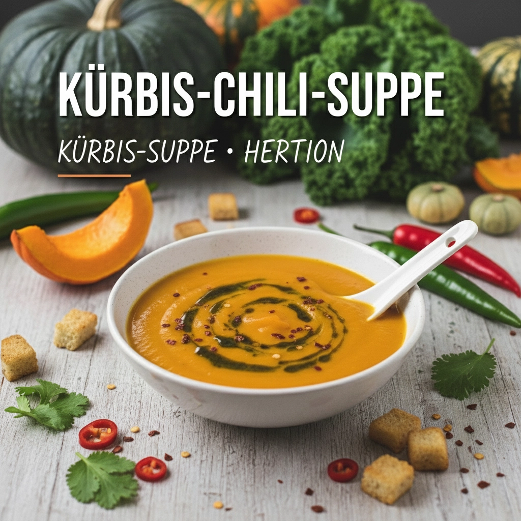 Kürbis-Chili-Suppe für den Herbst