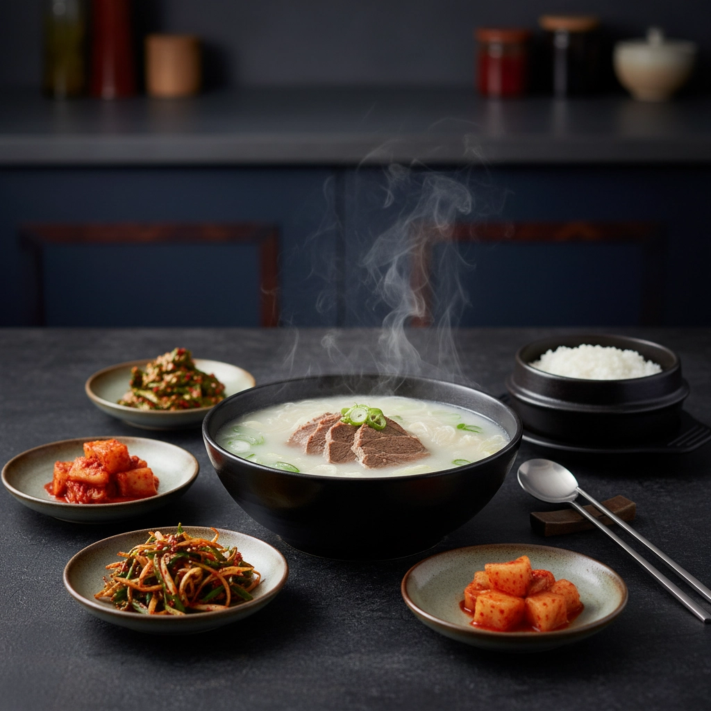 Seolleongtang – Milde Rinderknochensuppe für alle Traditionsfreunde