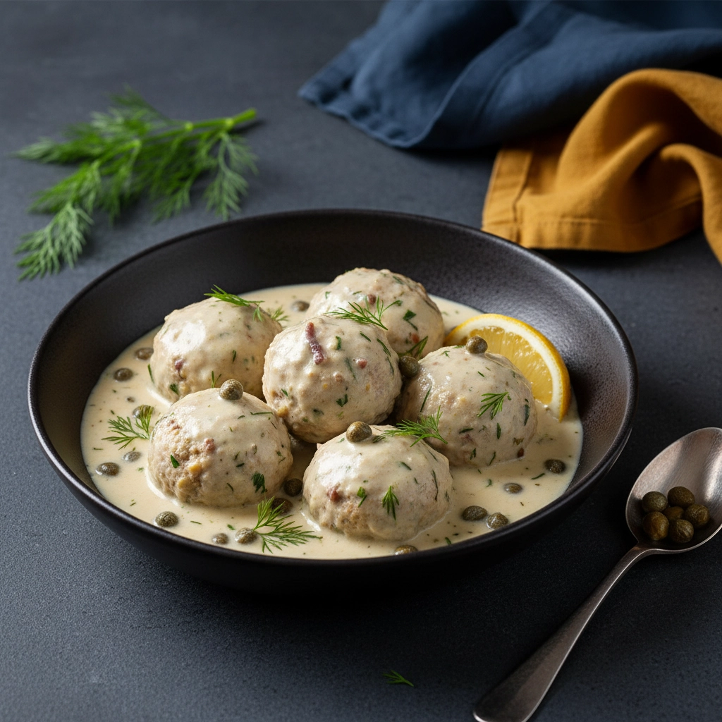 Königsberger Klopse – Pikante Bällchen in Kapernsoße