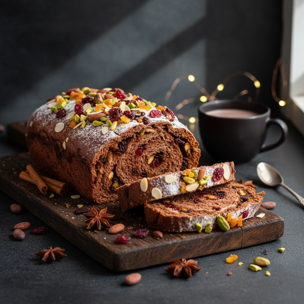 Schokoladenbrot – Weihnachtliches Gebäck mit Kakao
