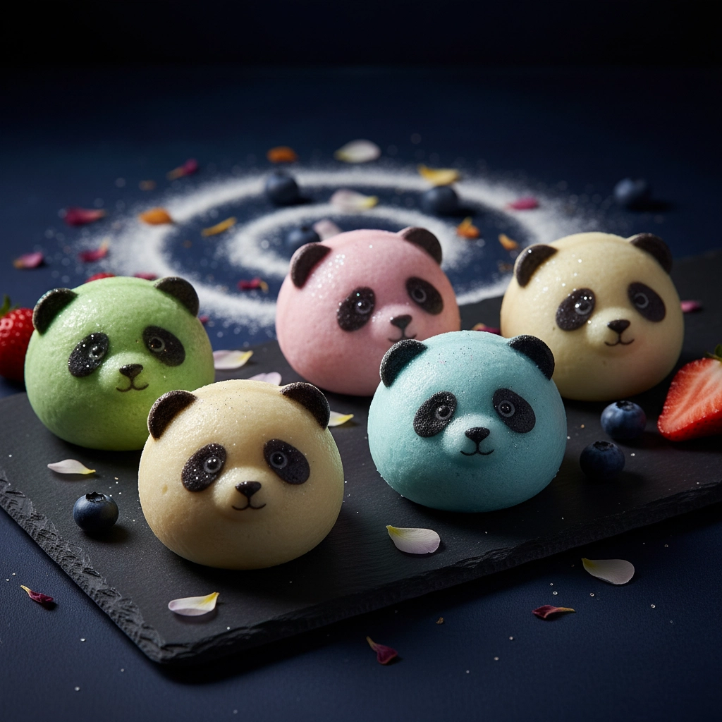 Gedämpfter Pandakuchen – Flauschig und süß