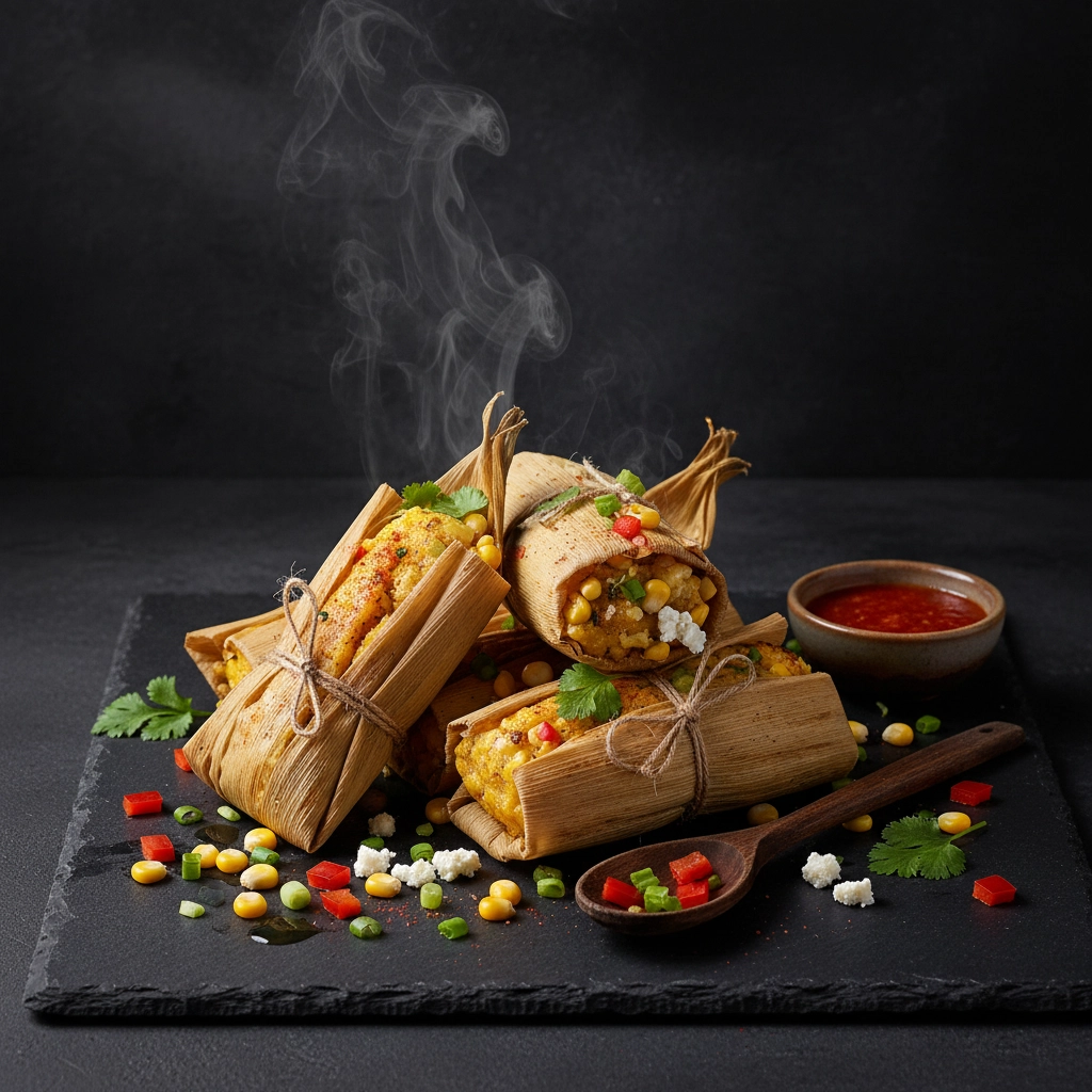 Humita en Chala – Argentinischer Maisauflauf im Blatt