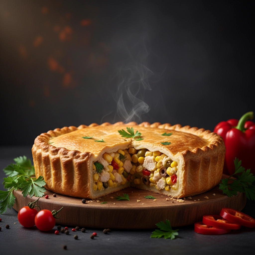 Empadão de Frango – Herzhafter Hühnchenauflauf im Teig