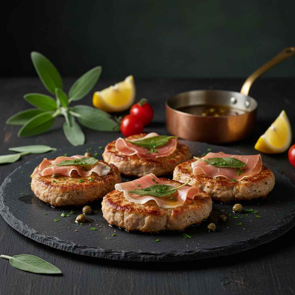 Saltimbocca alla Romana – Kalbsschnitzel mit Salbei und Prosciutto