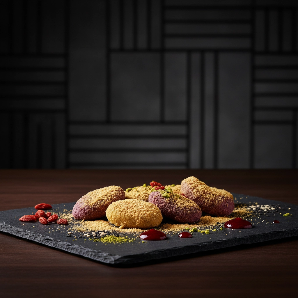 Injeolmi – Zarte Reiskuchen mit Sojabohnenpulver