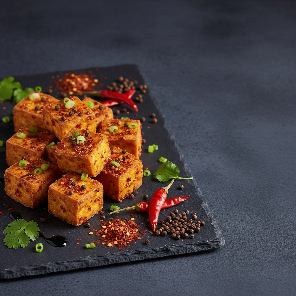 Szechuan Pfeffer Tofu Bites