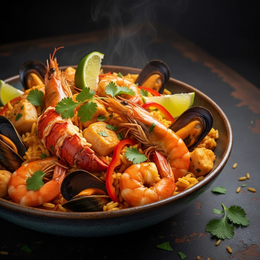 Arroz de Marisco – Meeresfrüchtereis Brasil-Style