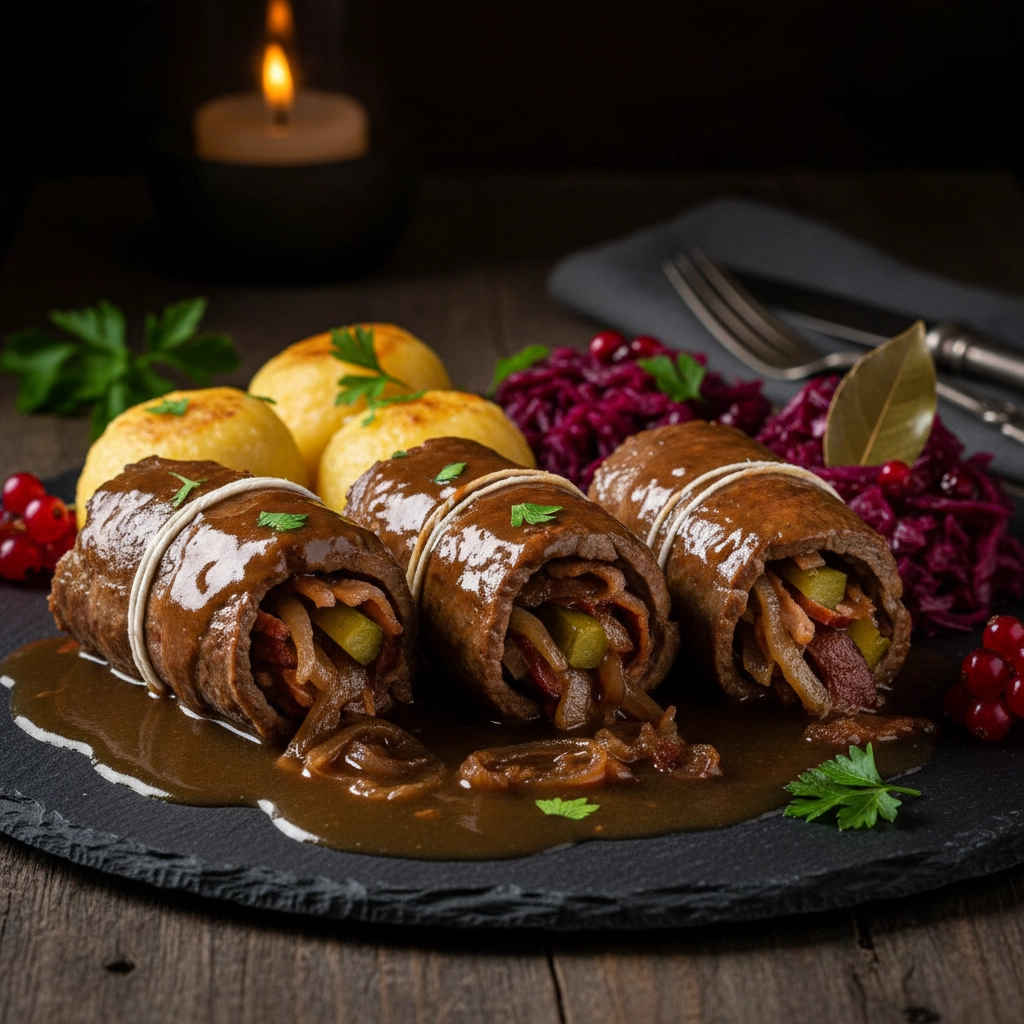 Rinderroulade – Deftig gefüllt und klassisch geschmort