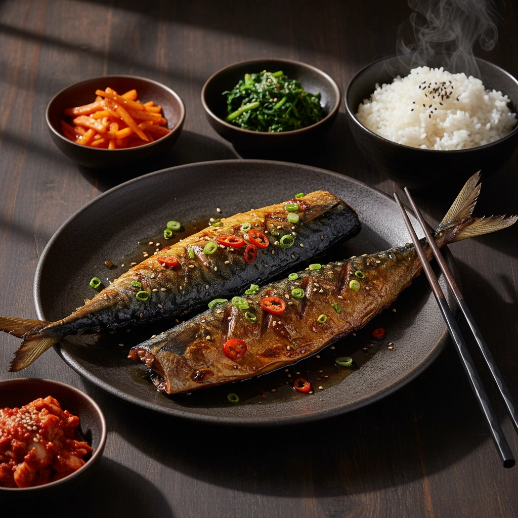 Godeungeo Gui – Gegrillte Makrele koreanischer Art für Fischliebhaber