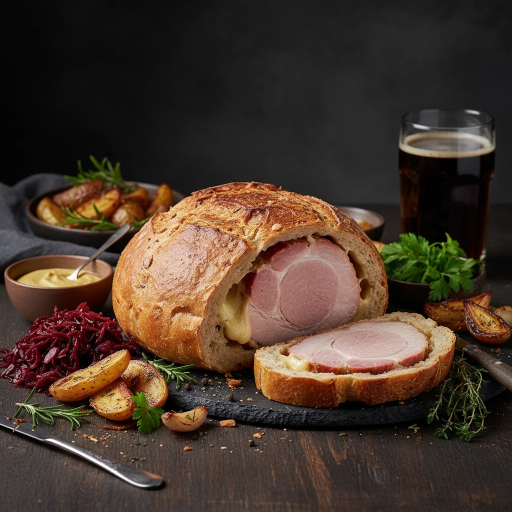 Kasseler im Brotteig – Deftig und rustikal