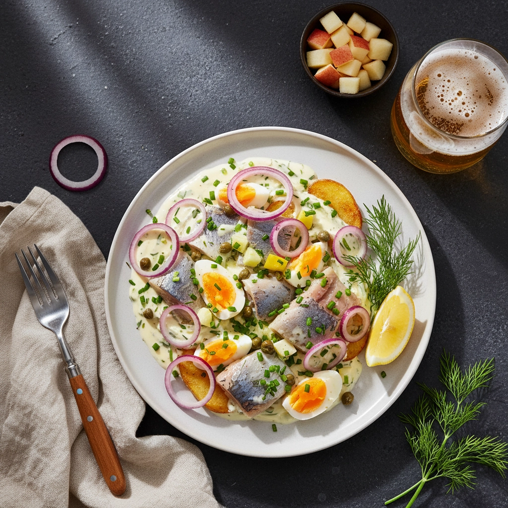 Matjes Hausfrauenart – Frisch mariniert, norddeutsch serviert