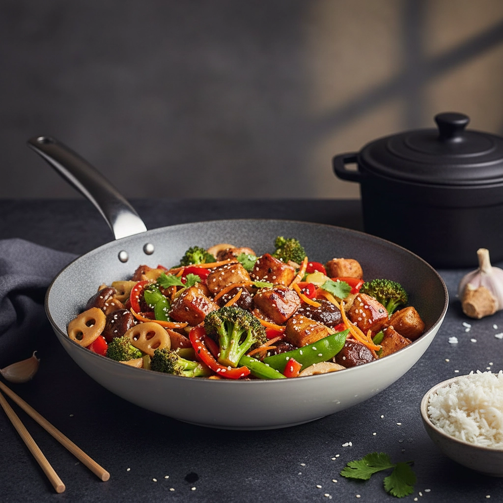 Chop Suey – Chinesischer Gemüsewok mit Hähnchen