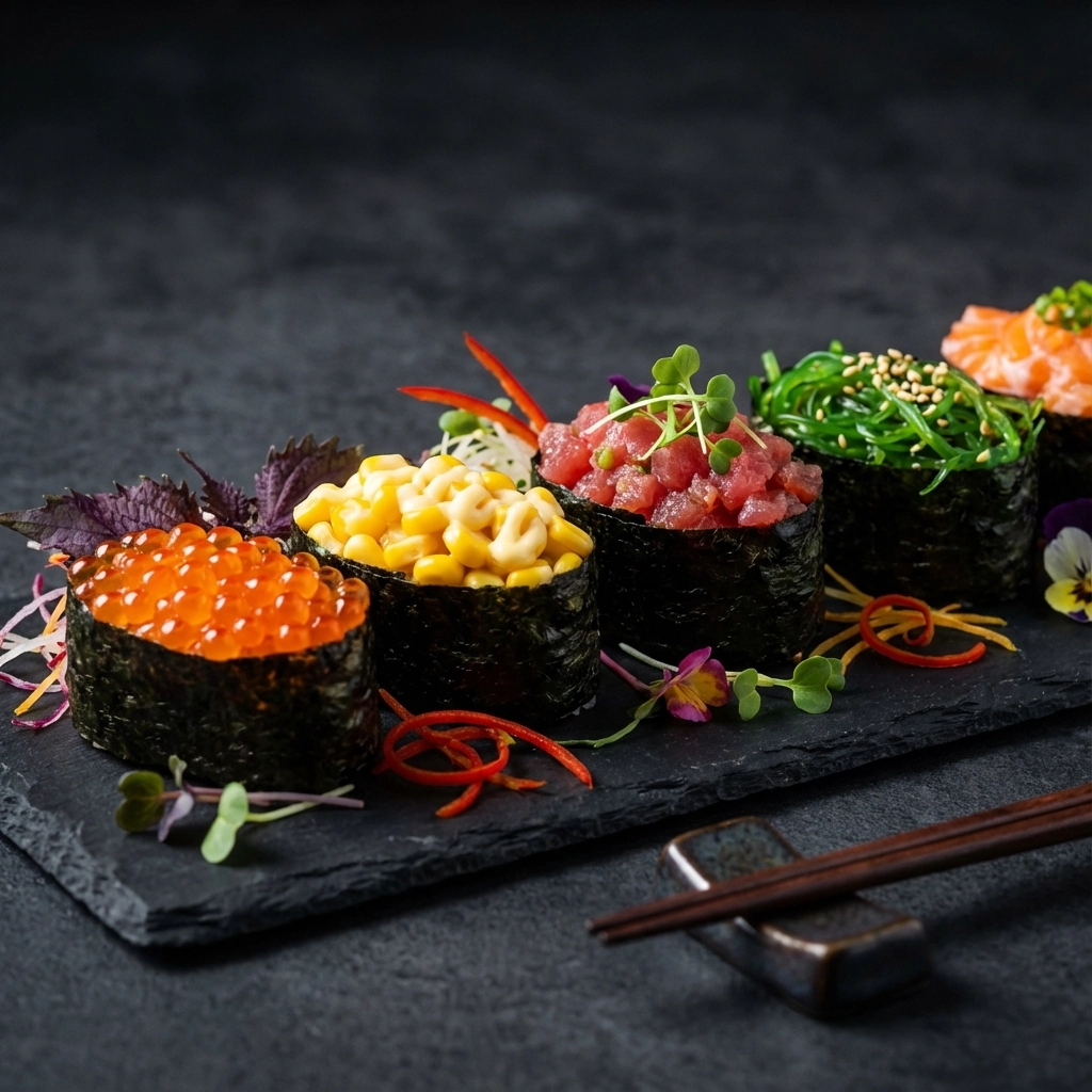 Gunkan – Sushi-Schiffchen für kreative Füllungen