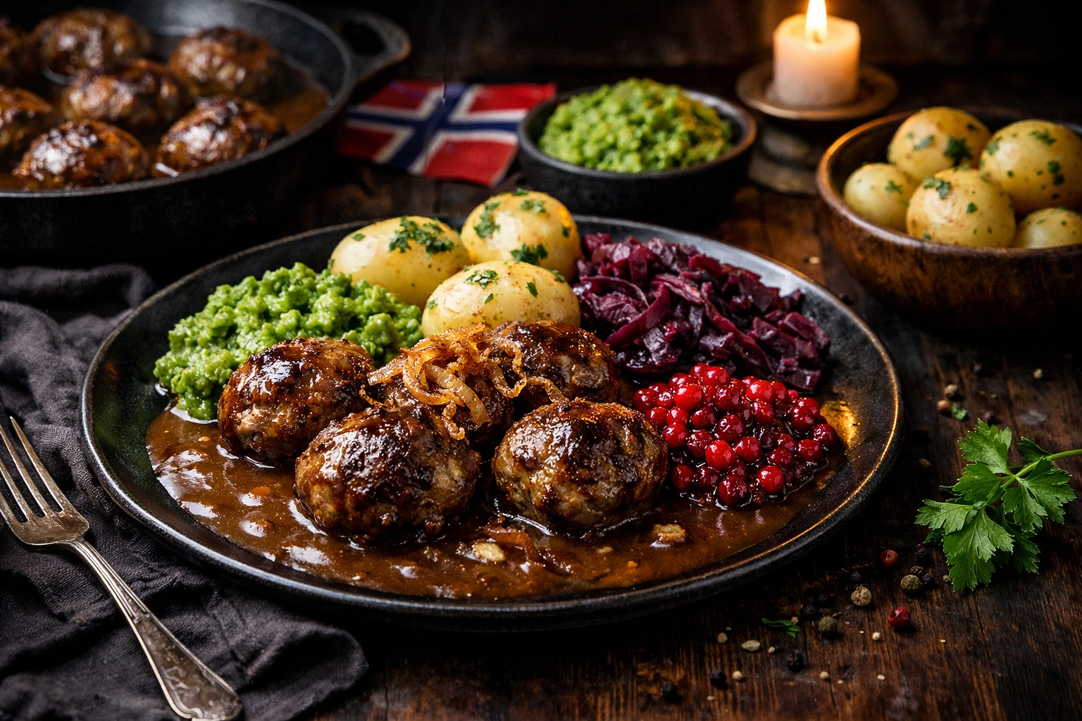 Kjøttkaker: Das ultimative Rezept für norwegische Fleischklößchen – Hygge pur!