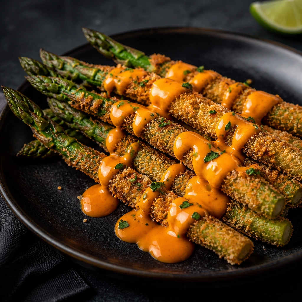 Das ultimative kiKOCH Spargel-Rezept: Knuspriger Ofenspargel mit ‚Cyber-Hollandaise‘